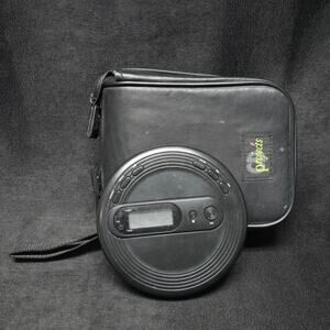 CD Projects Portable Walkman Travel Carrying Case 24 Slots & ONN CD Player